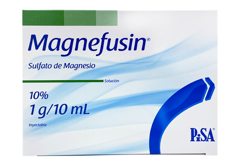 Magnefusin Sulfato de Magnesio 10% Pisa 100 ampolletas 1g / 10ml - Farmacia  en línea de alta especialidad con envío gratis a domicilio | Farmacia Fespro