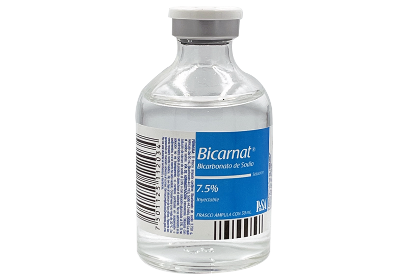 Bicar-nat Bicarbonato de Sodio Pisa 1 frasco ámpula 7.5% 50ml - Farmacia en  línea de alta especialidad con envío gratis a domicilio | Farmacia Fespro